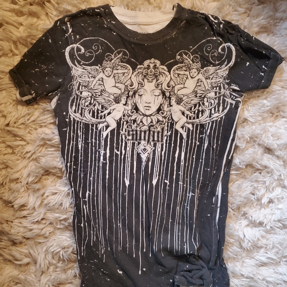 Vintage Sinful T-shirt size S